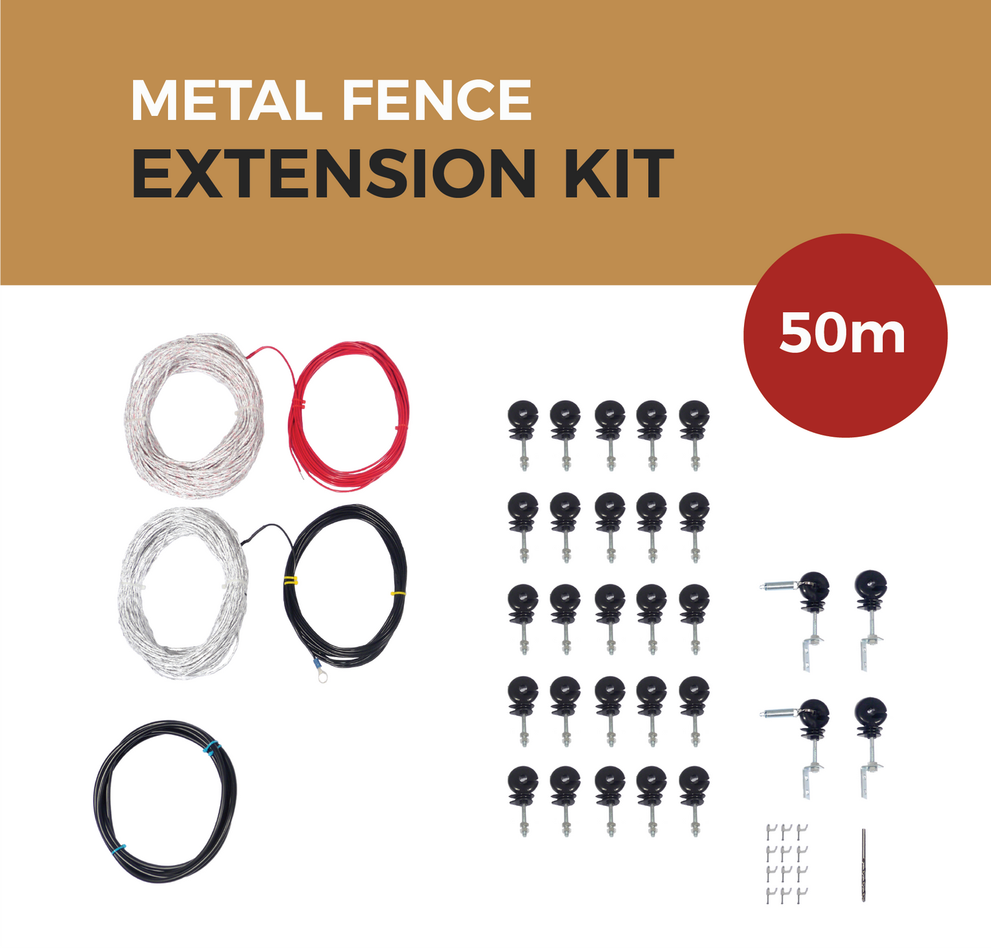 Cat Proof Fence 50m Extension Kit - Metal Fences | SmartCatsStayHome