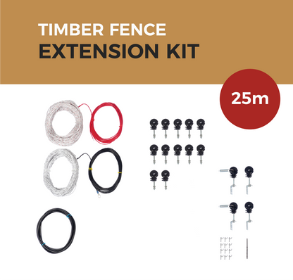 Cat Proof Fence 25m Extension Kit - Timber Fences | SmartCatsStayHome