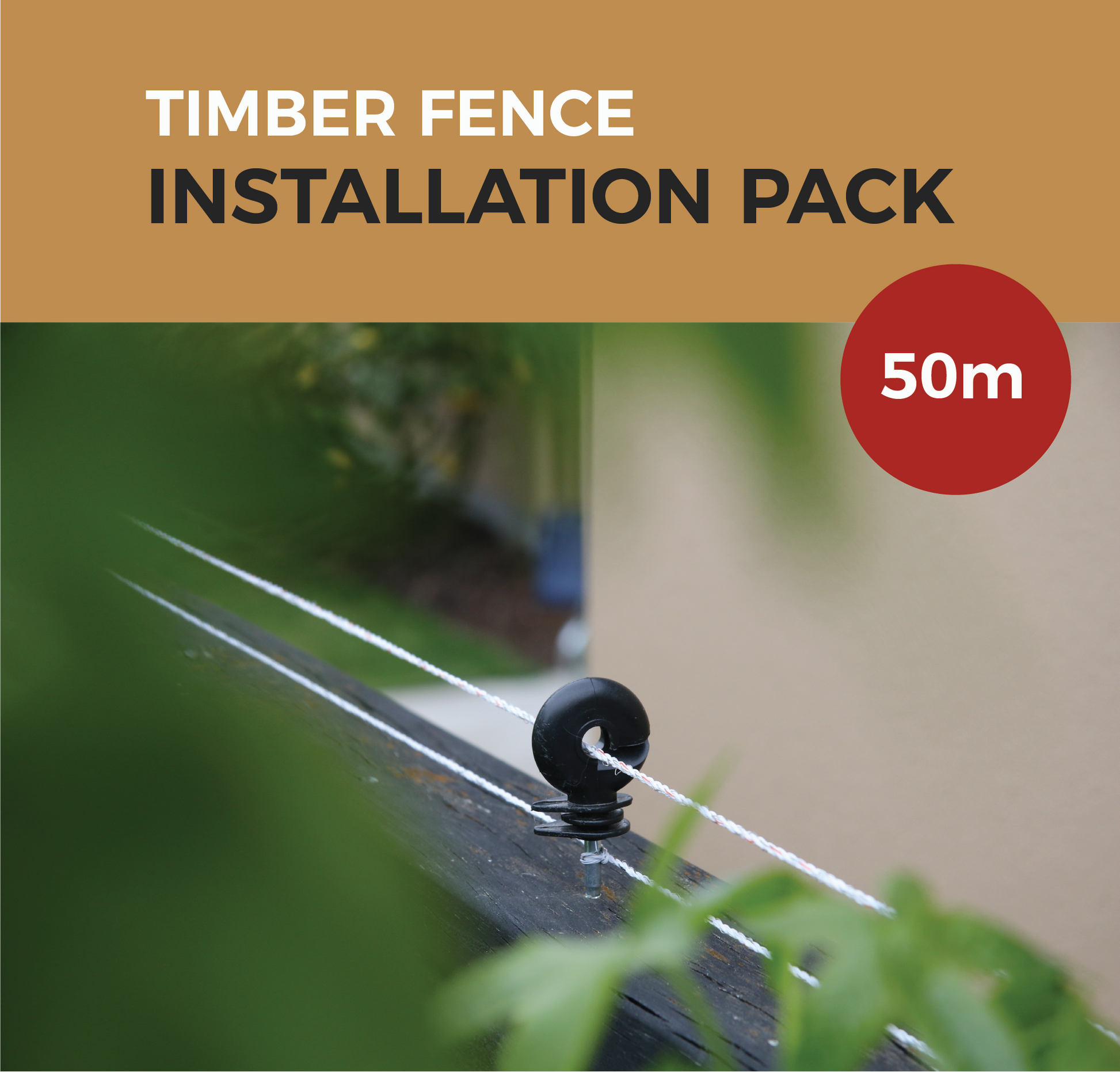 Cat Proof Fence Installation Pack - Timber Fences 50m | SmartCatsStayHome